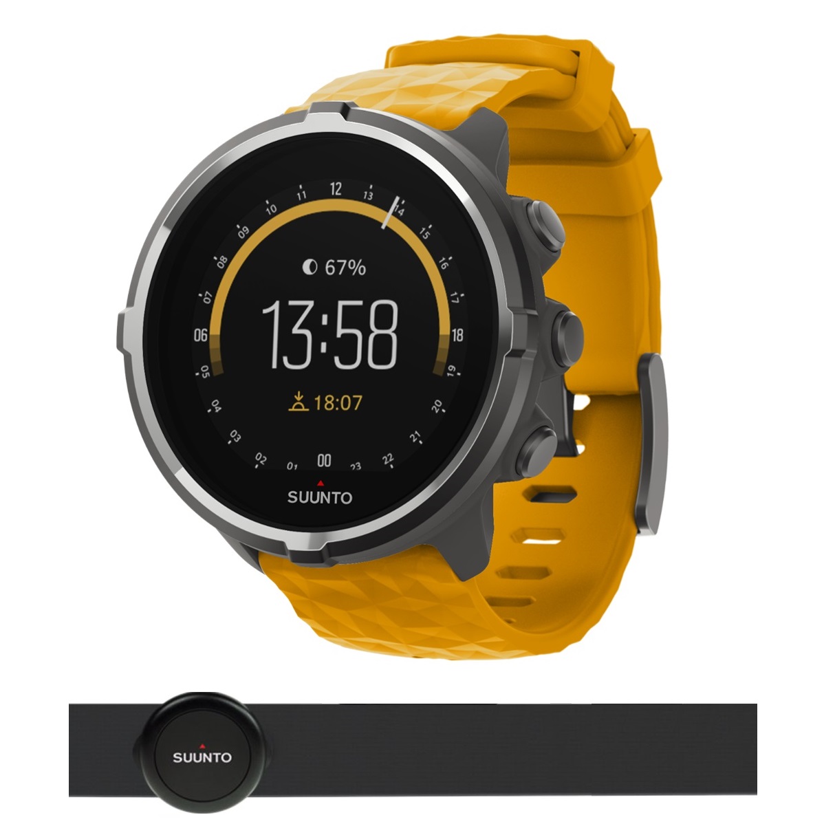 Suunto spartan sport wrist hr baro amber with belt shop